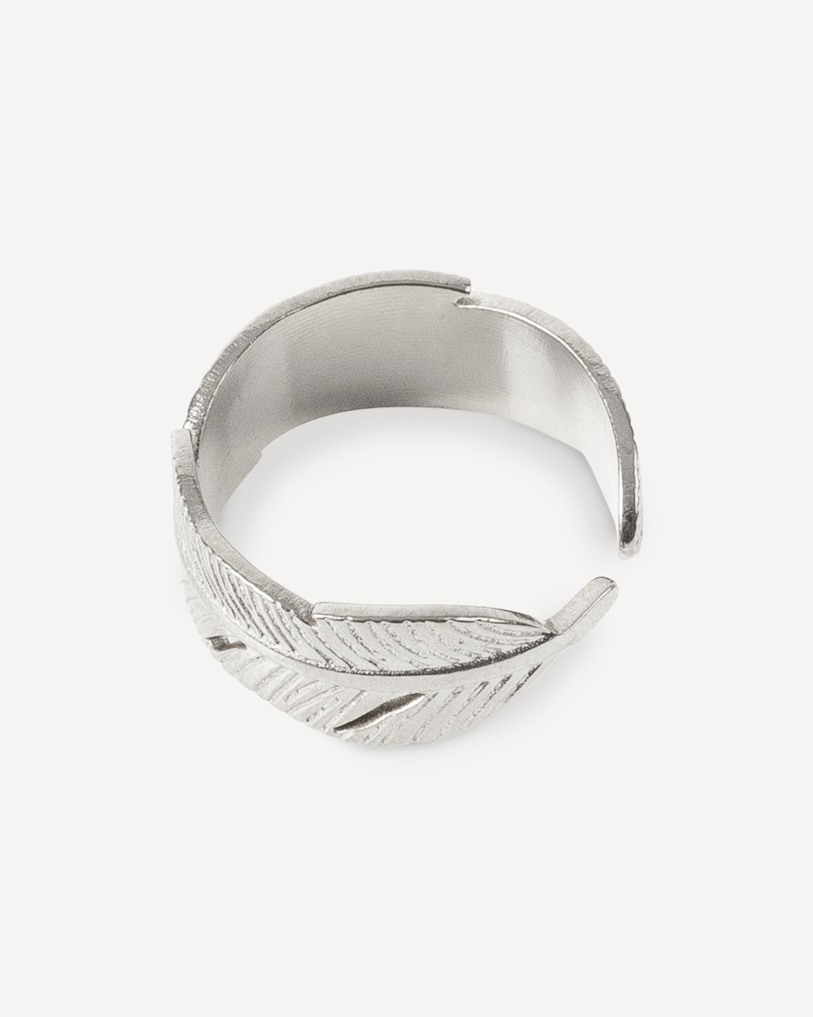 Free Spirit Feather Silver Ring